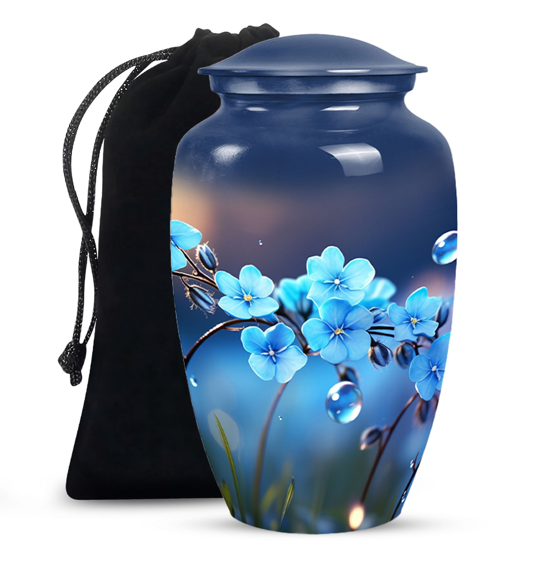 Scorpion Grass Decorative Funeral Urn - Human Ashes Cremation Urn