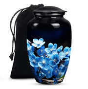Scorpion Grass Cremation Urn - Stylish Floral Memorial Urn For Ashes