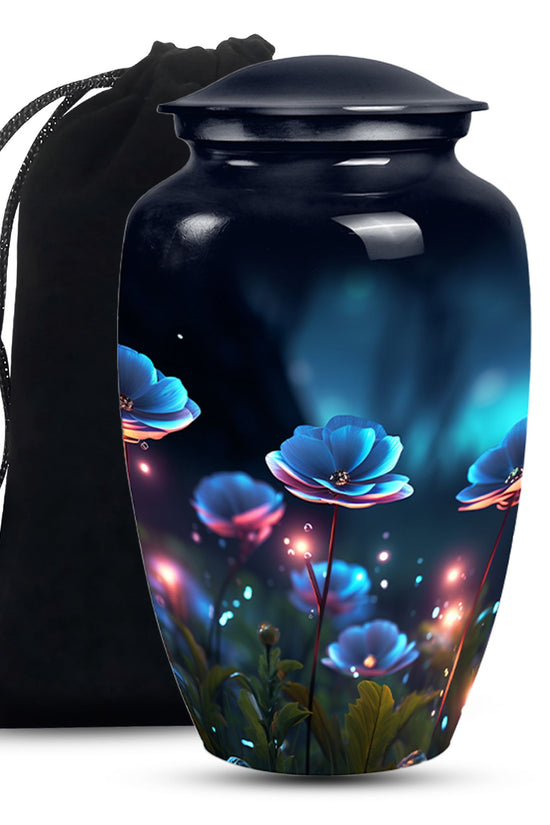 Scorpion Grass Adult Memorial Urn - Elegant Cremation Urn For Ashes