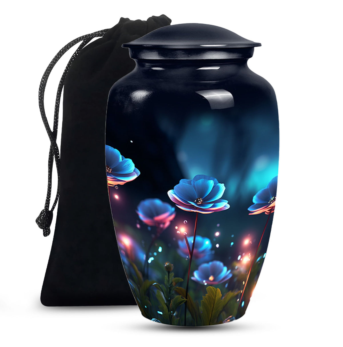 Scorpion Grass Adult Memorial Urn - Elegant Cremation Urn For Ashes