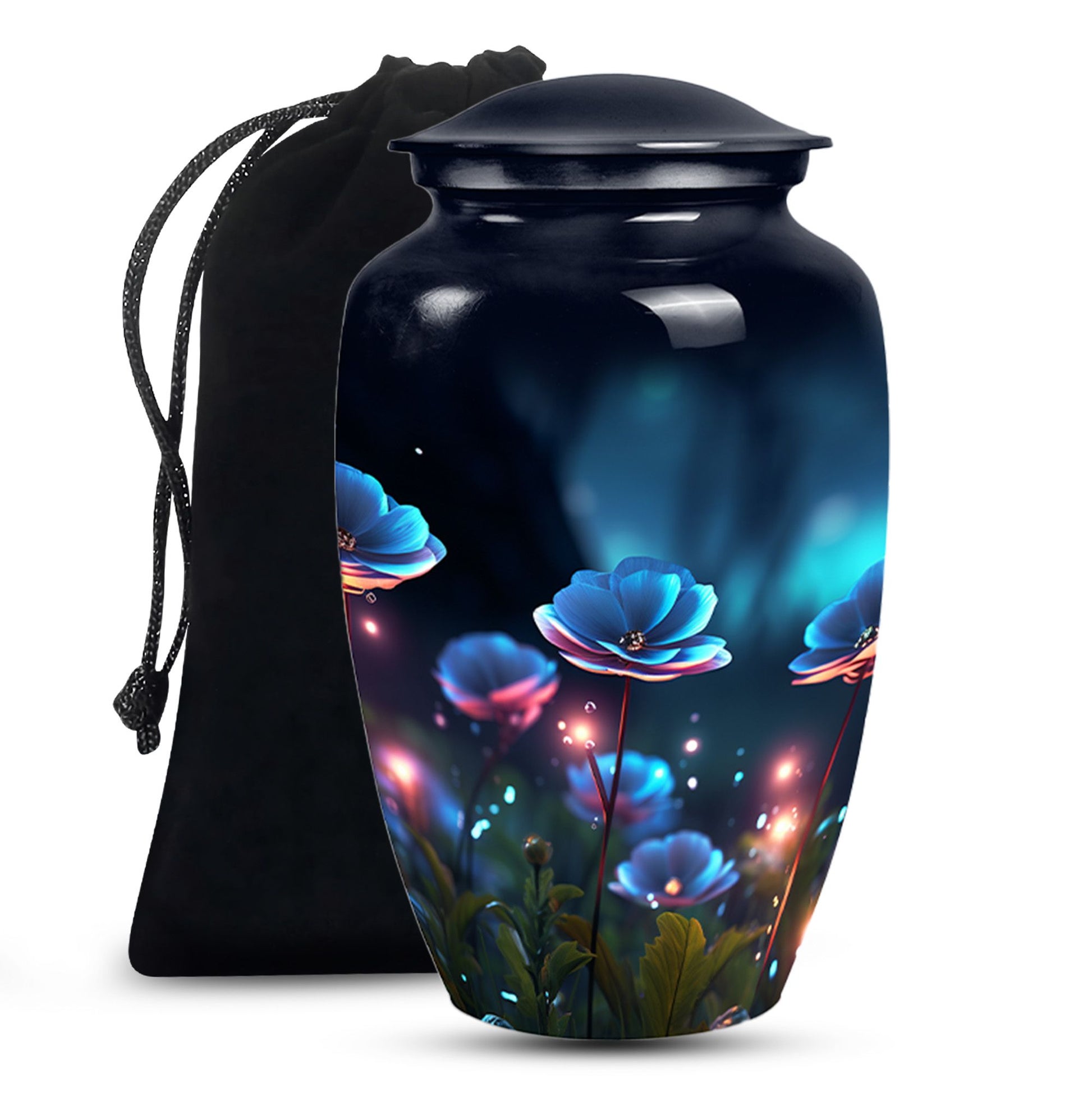 Scorpion Grass Adult Memorial Urn - Elegant Cremation Urn For Ashes