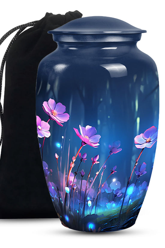 Scorpion Grass Memorial Urn - Elegant Cremation Urn For Ashes