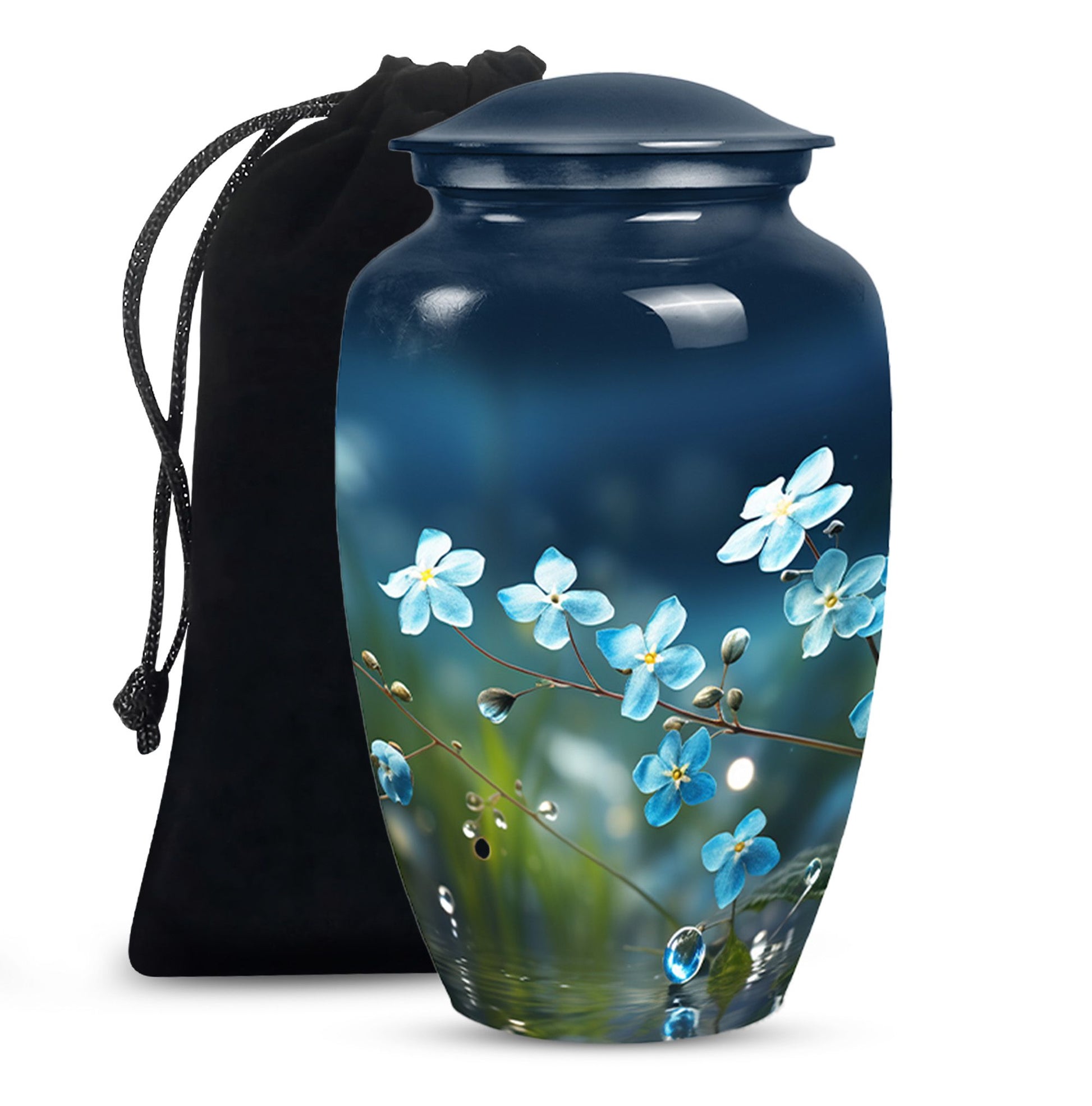 Scorpion Grass Cremation Urn - Decorative Funeral Urn For Human Ashes