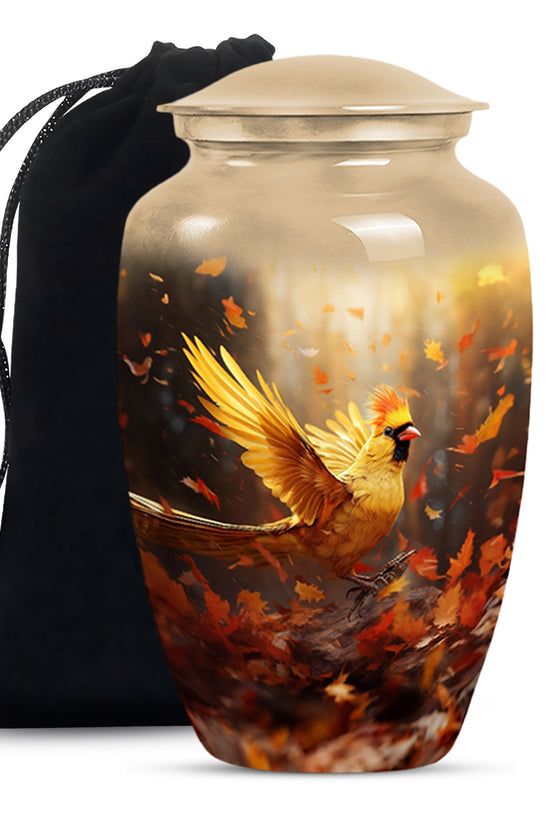 Classic Hummingbird Cremation Urn - Elegant Memorial Urn For Human Ashes