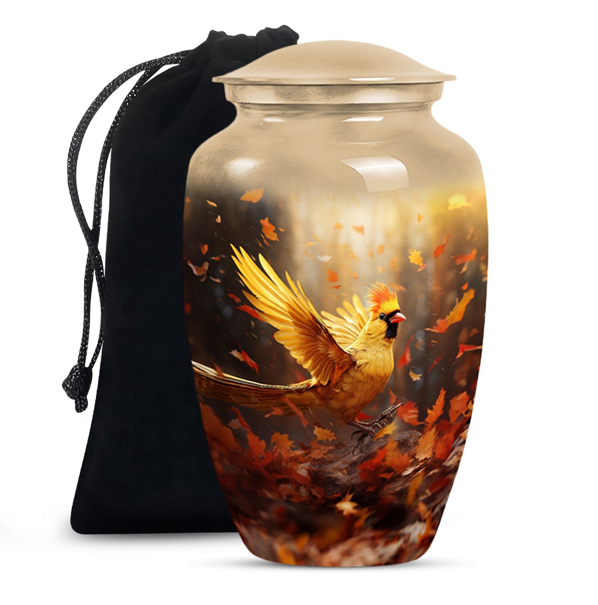 Classic Hummingbird Cremation Urn - Elegant Memorial Urn For Human Ashes