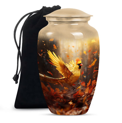 Classic Hummingbird Cremation Urn - Elegant Memorial Urn For Human Ashes