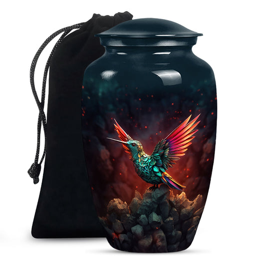 Hummingbird Cremation Urn - Artistic Memorial Urn For Male & Female