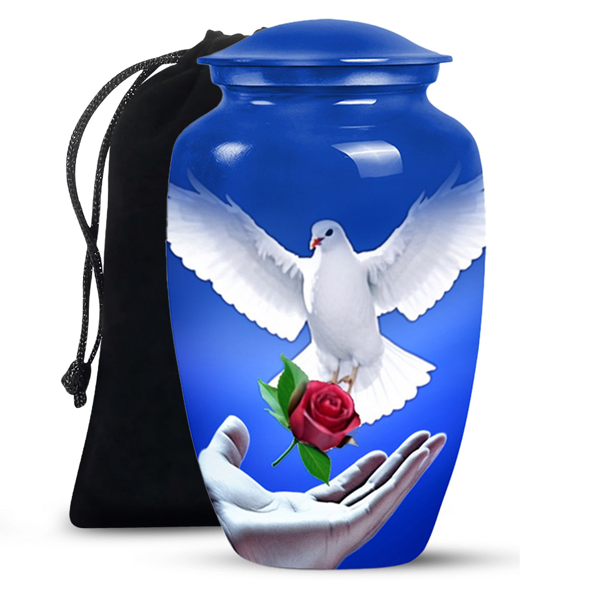 Dove Bird Memorial Urn - Peaceful Cremation Urn For Adult Ashes