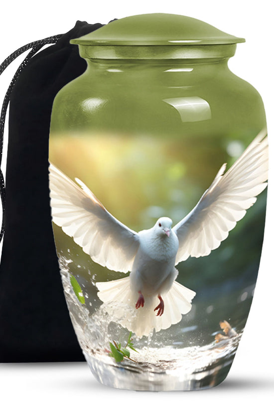 Dove Bird Memorial Urn For Ashes - Cremation Urns For Human Ashes Adult