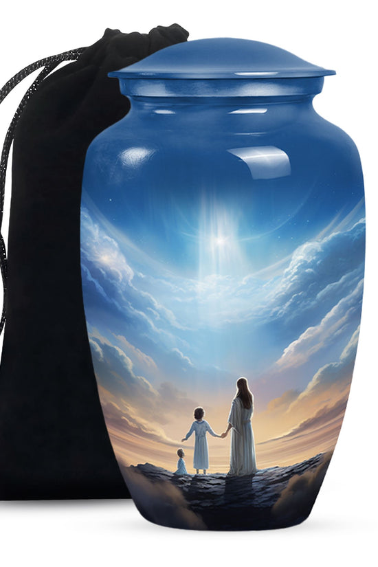 Heavenly Path Cremation Urn For Ashes - Peaceful Memorial Urn For Human Ashes