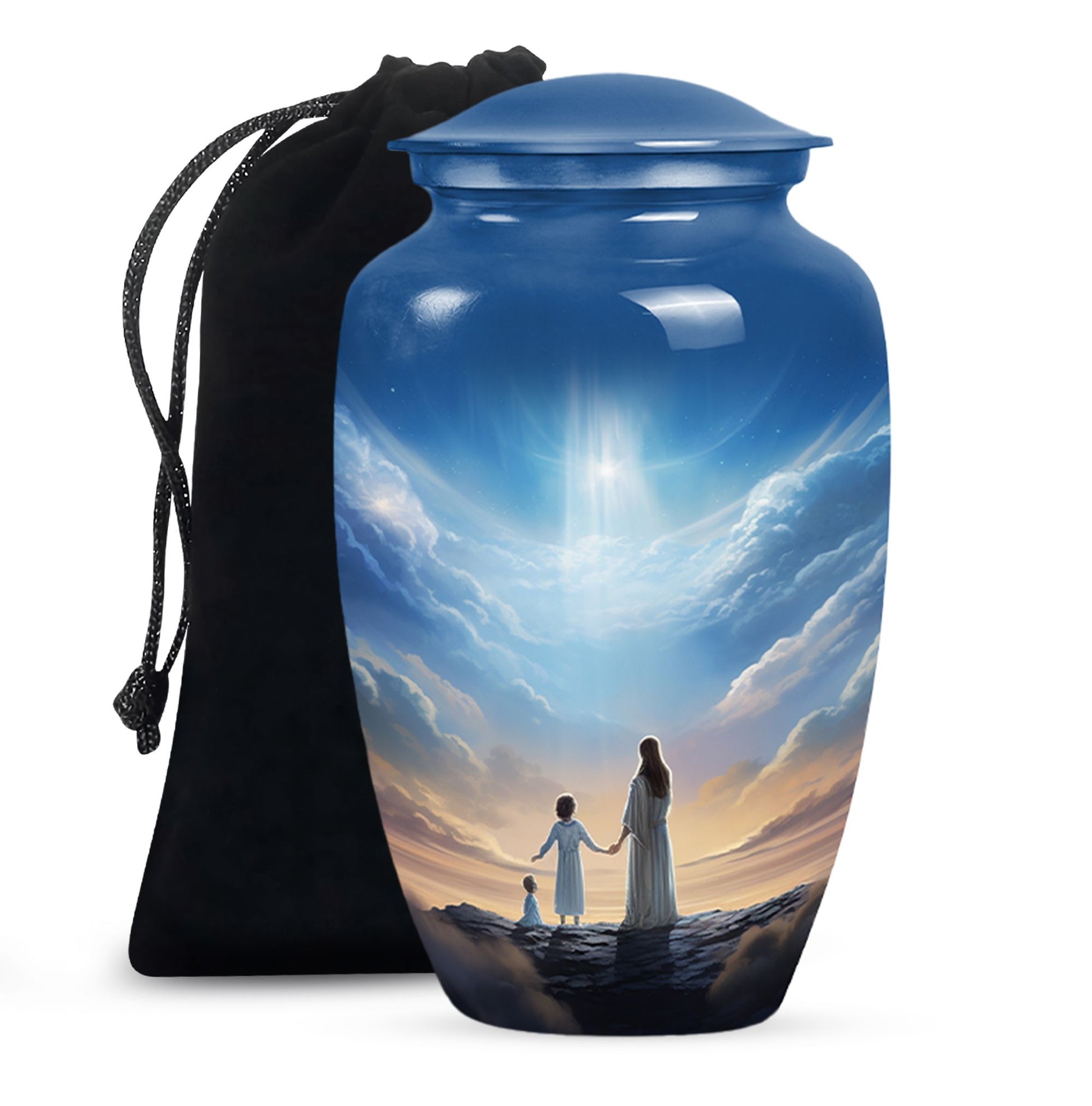 Heavenly Path Cremation Urn For Ashes - Peaceful Memorial Urn For Human Ashes