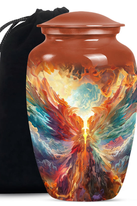 Heavenly Phoenix Cremation Urn - Symbolic Urn For Adult Ashes
