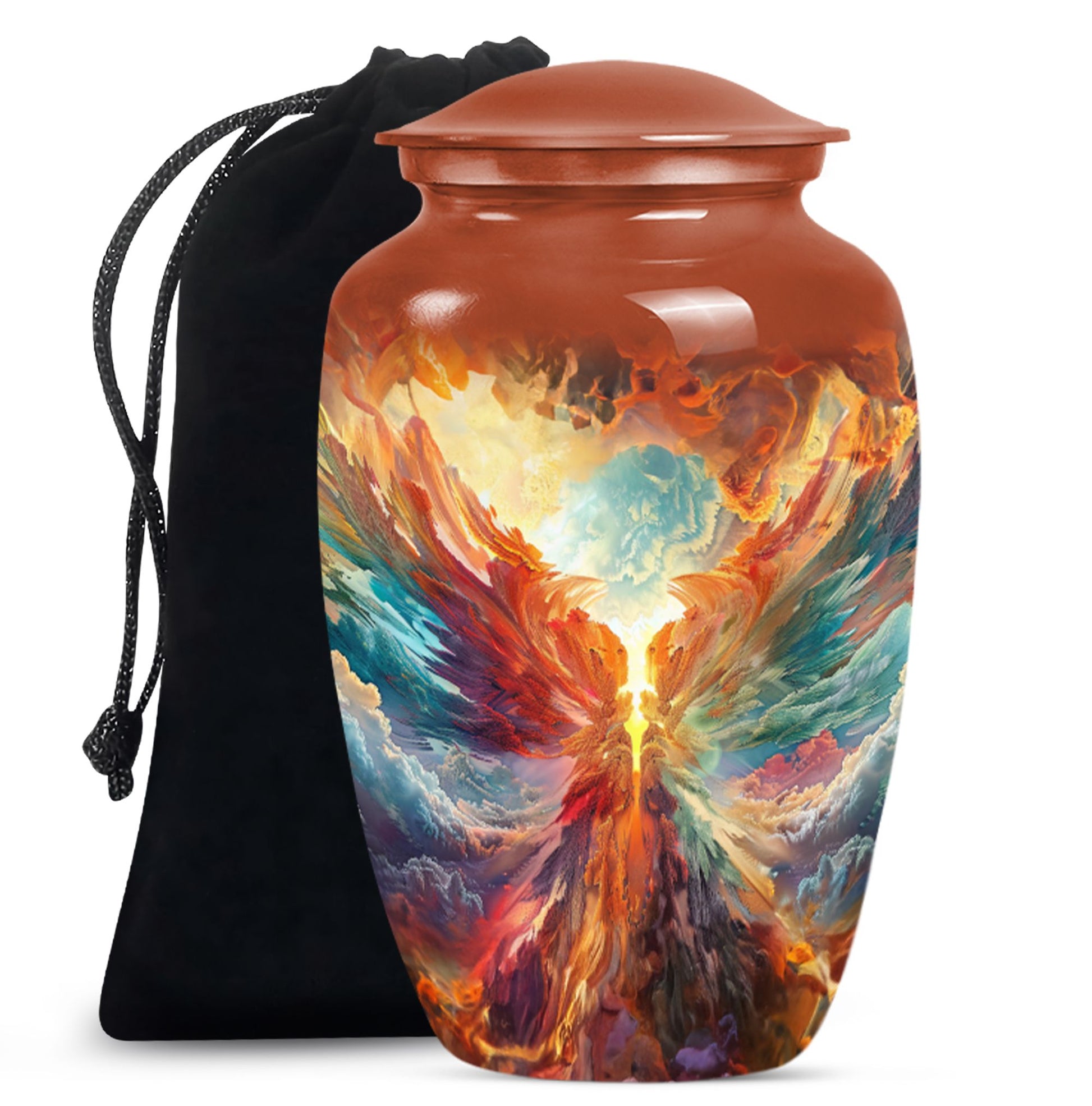 Heavenly Phoenix Cremation Urn - Symbolic Urn For Adult Ashes
