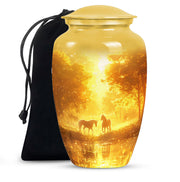 Horse Funeral Urn For Ashes - Divine Memorial Urn For Human Ashes