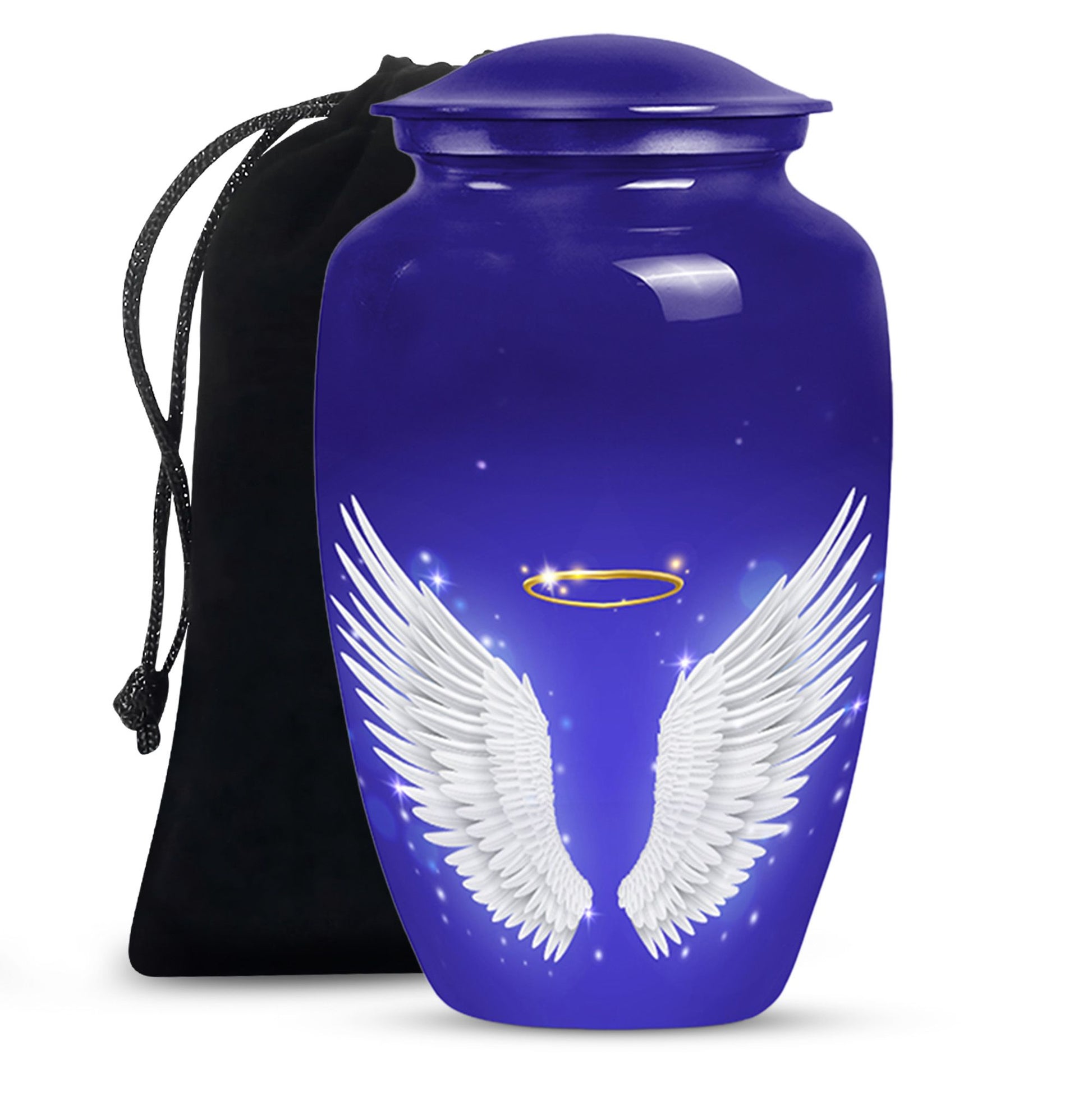Angel Wings Cremation Urn - Spiritual Memorial Urn For Ashes