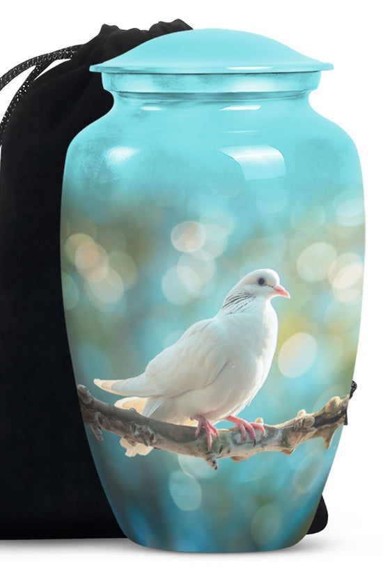 Dove Memorial Urn For Ashes - Forest Funeral Urn For Burial