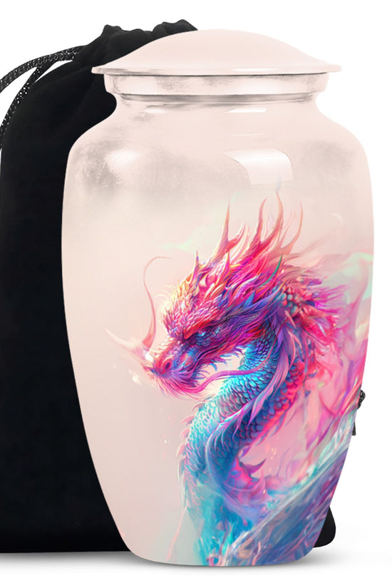 Dragon Temple Funeral Urn For Adults - Spiritual Cremation Urn For Ashes