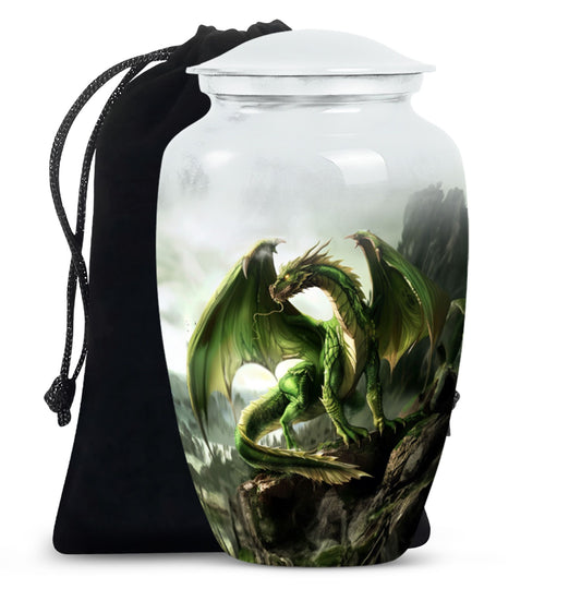 Golden Dragon Cremation Urn - Premium Memorial Urn For Adult Ashes
