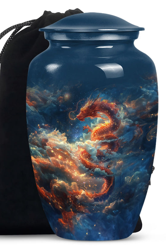 Dragon Forest Spirit Funeral Urn For Adults - Nature Inspired Urn For Human Ashes