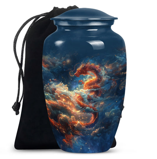 Dragon Forest Spirit Funeral Urn For Adults - Nature Inspired Urn For Human Ashes