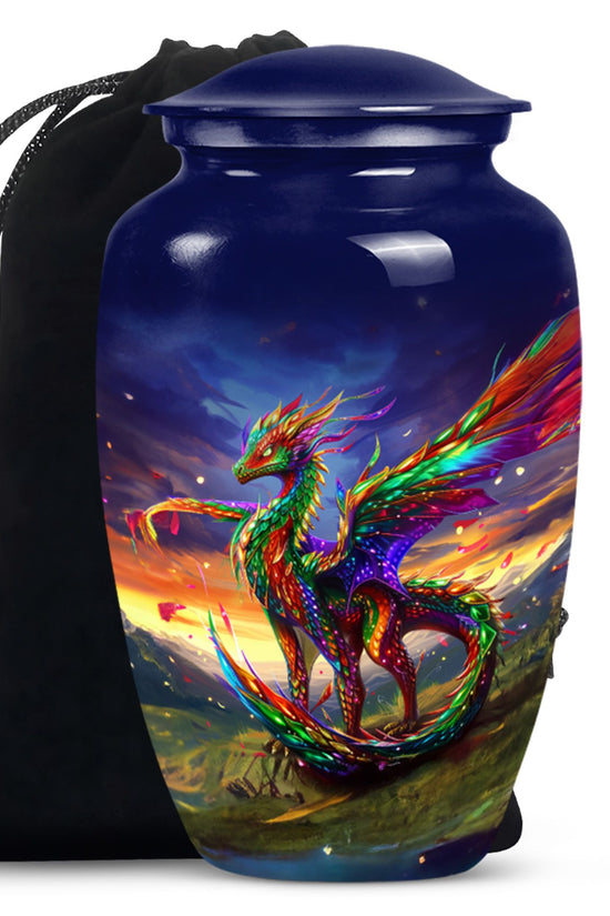Dragon Universe Cremation Urn For Human Ashes - Celestial Memorial Urn