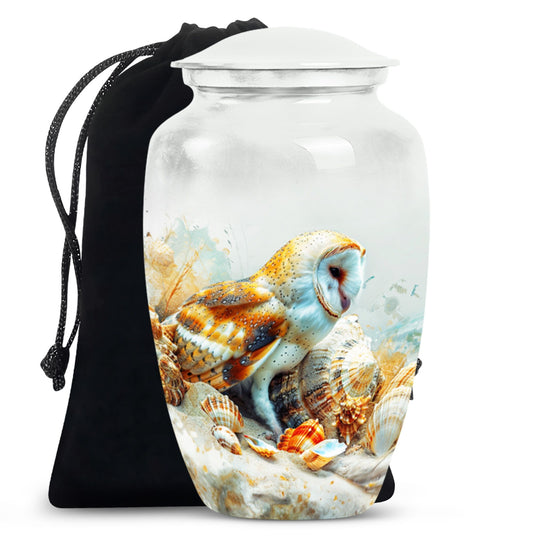 Ocene Inspired Owl Urn – Premium Funeral Urn For Ashes