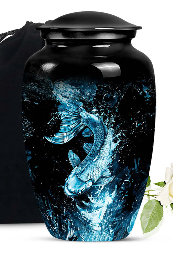 Fish Cremation Urn For Ashes - Nature Burial Urn For Human Ashes