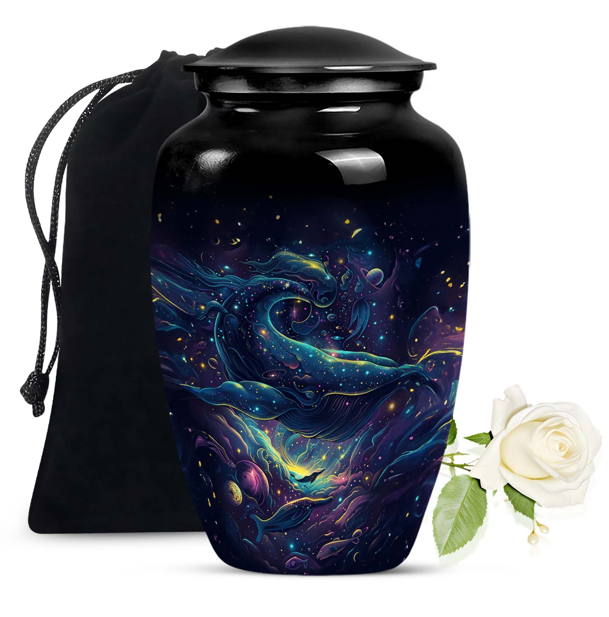 Fish Memorial Urn - Large Funeral Urn For Human Ashes