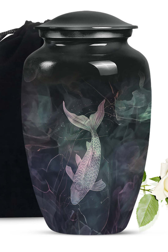 Fish Urn For Ashes - Burial Memorial Urn For Human Ashes