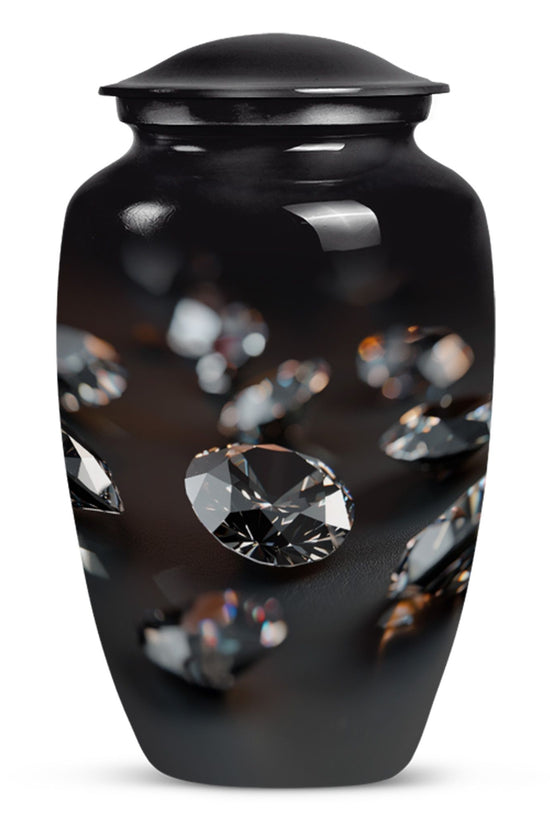 Diamond Cremation Urn - Memorial Urn For Loved Ones