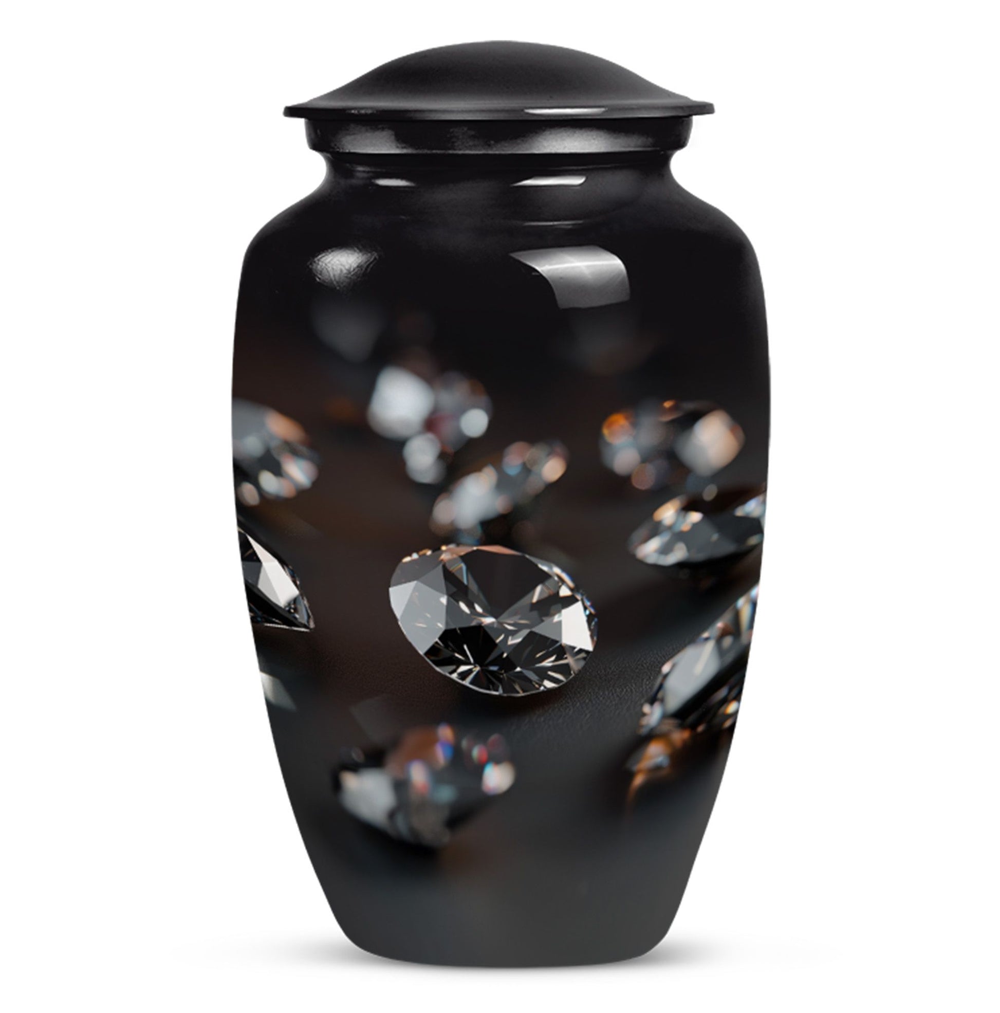 Diamond Cremation Urn - Memorial Urn For Loved Ones
