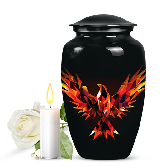 Phoenix Memorial Urn - Large Fantasy Memorial Urn For Ashes