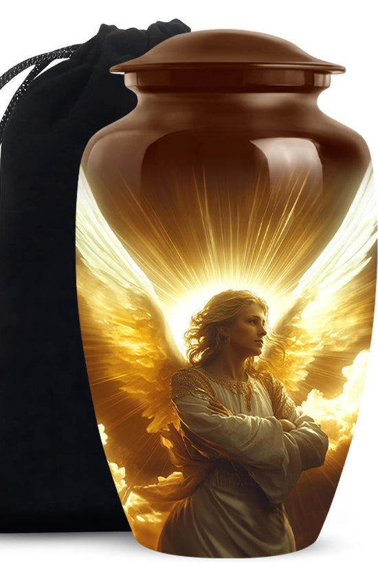 Angel Soul Memorial Urn - Peaceful Tribute of Light & Love Funeral Urn For Ashes