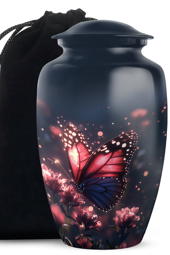 Magical Butterfly Cremation Urns - Moonlit Ashes Butterfly Urn