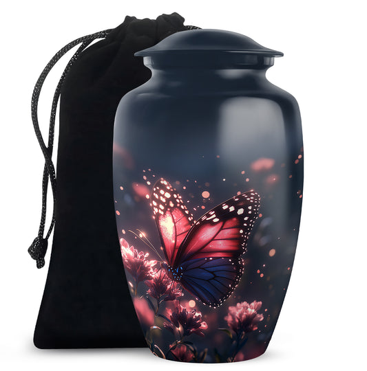 Magical Butterfly Cremation Urns - Moonlit Ashes Butterfly Urn
