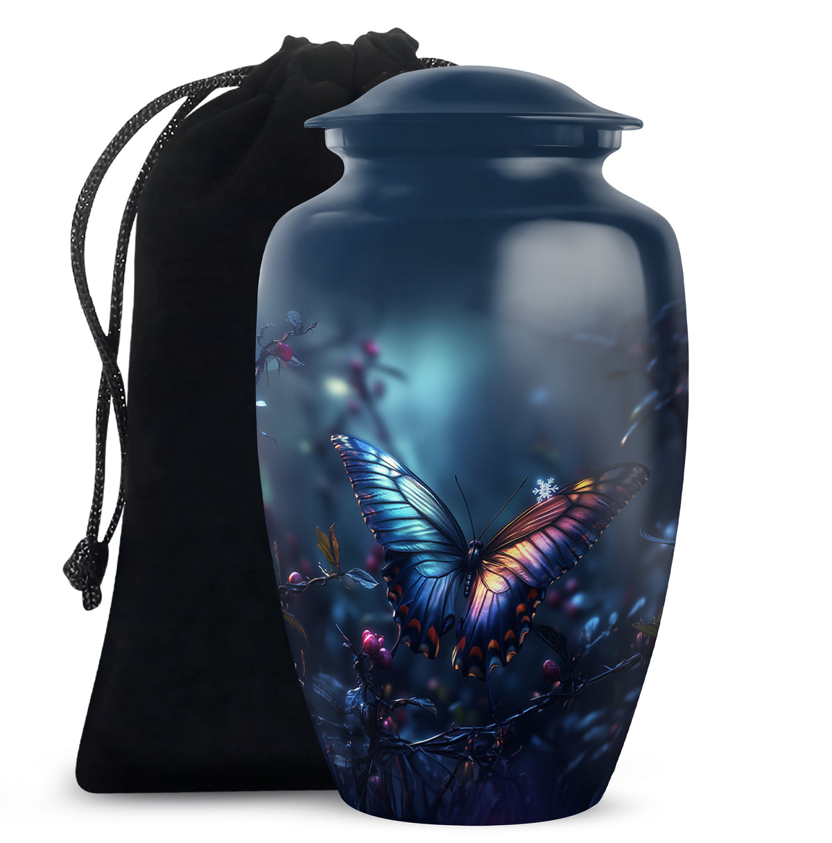 Magical Moonlit Butterfly Urn - Mesmerising Urns For Men & Women