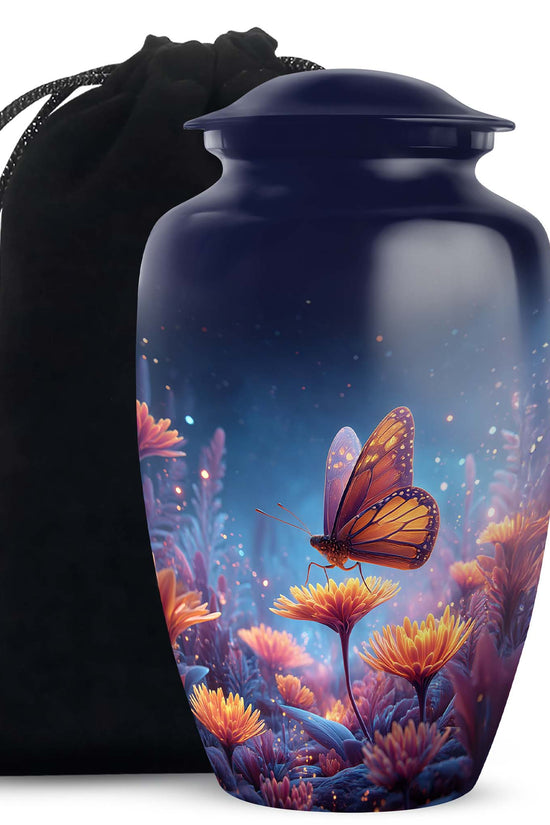 Monarch Butterfly Cremation Urn for Human Ashes For Mom or Dad