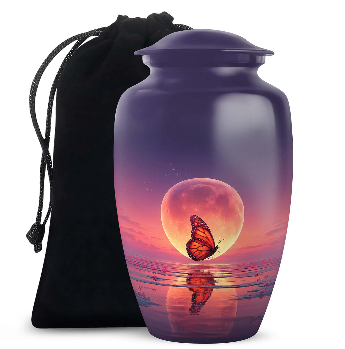 Moonlight Butterfly Urns for Human Ashes - Cremation Urn for Men & Women