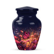 Personalized Blue Butterfly Cremation Urns for Ashes - Majestic 10-inch - Karyliz