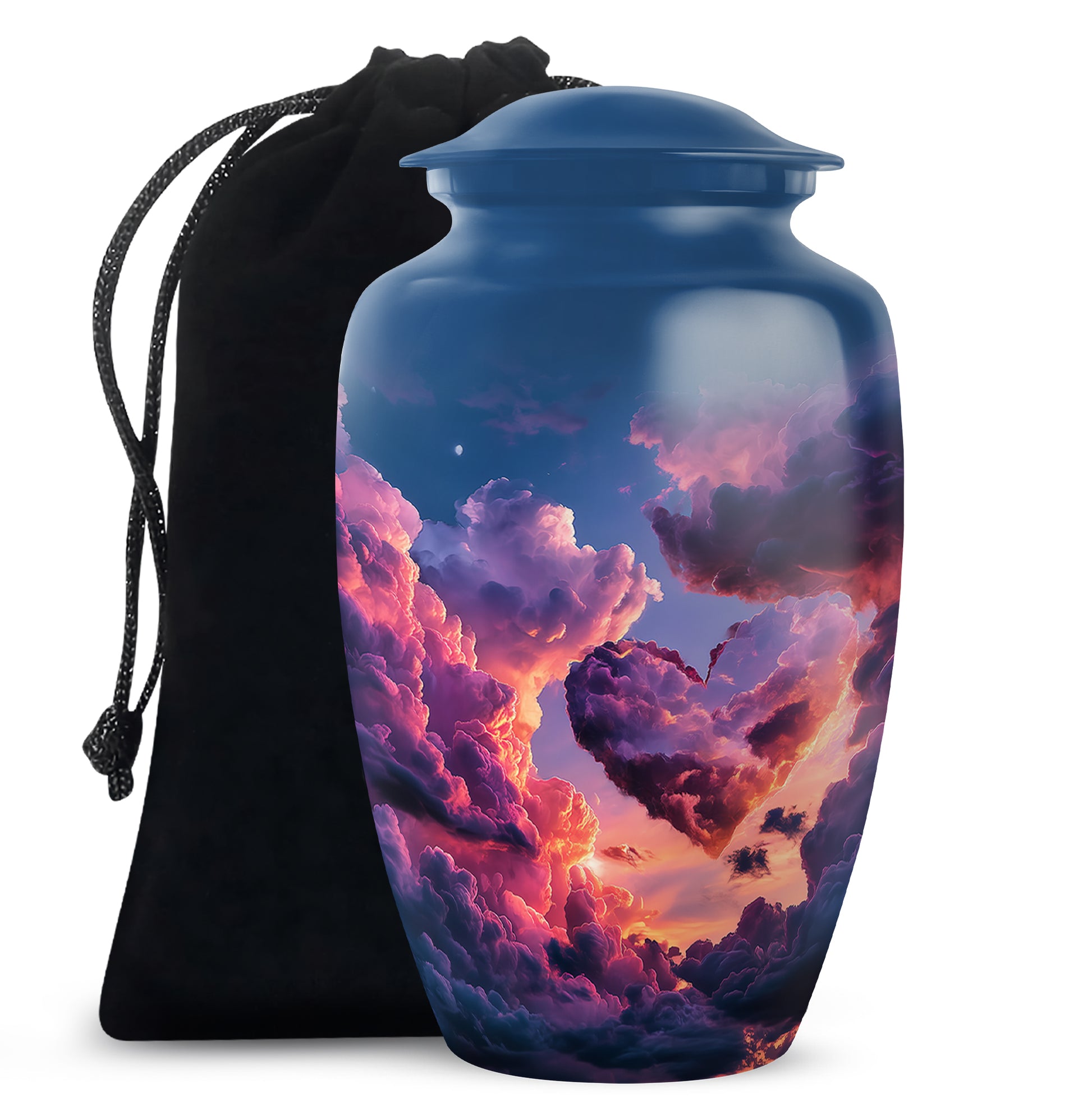 Beautiful Sky-Themed Cremation Urn - Unique Decor Urns For Human Ashes