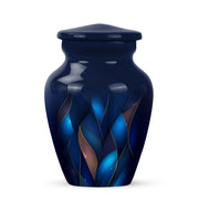 Personalized Blue Blue Cremation Urns for Ashes - Captivating 10-inch - Karyliz