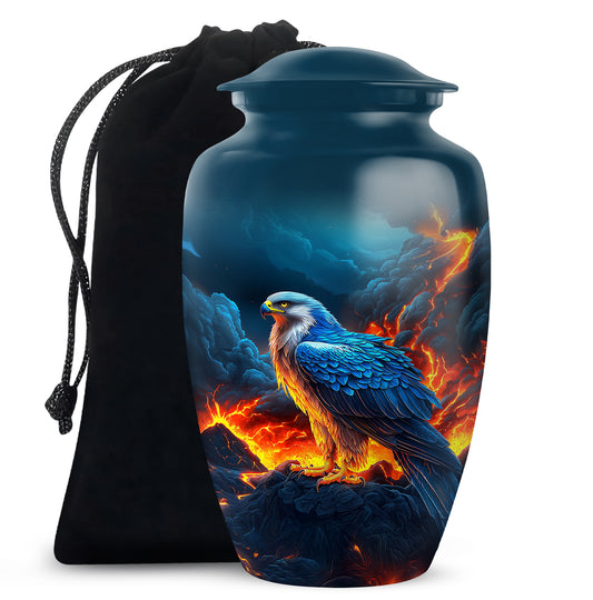 Volcano Mountain Funeral Urn - Engle Cremation Urn For Dad