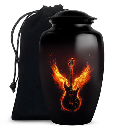Firewings Guitar Urn - Unique Tribute Cremation Urns For Human Ashes