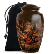 Guitar Theme Funeral Urn - Beautiful Cremation Urn For Loved Ones