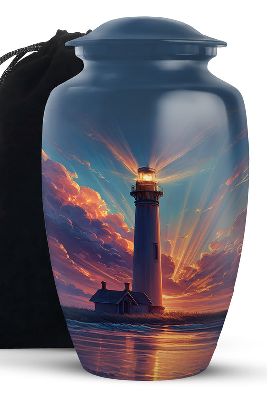 Divine Sunset Funeral Urn - Peaceful Memorial Urn For Loved Ones