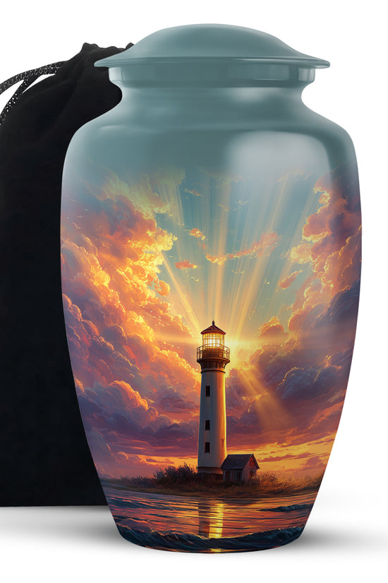 Heaven’s Lighthouse Urn - Spiritual Cremation Urn For Human Ashes
