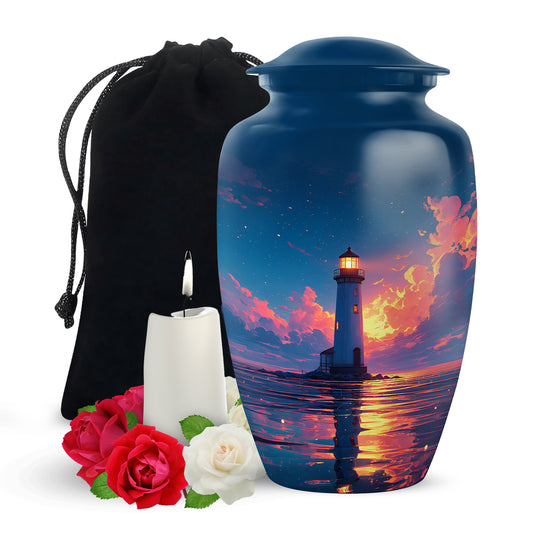 Decorative Ocean Lighthouse Urns - Divine Memorial Urn For Adults