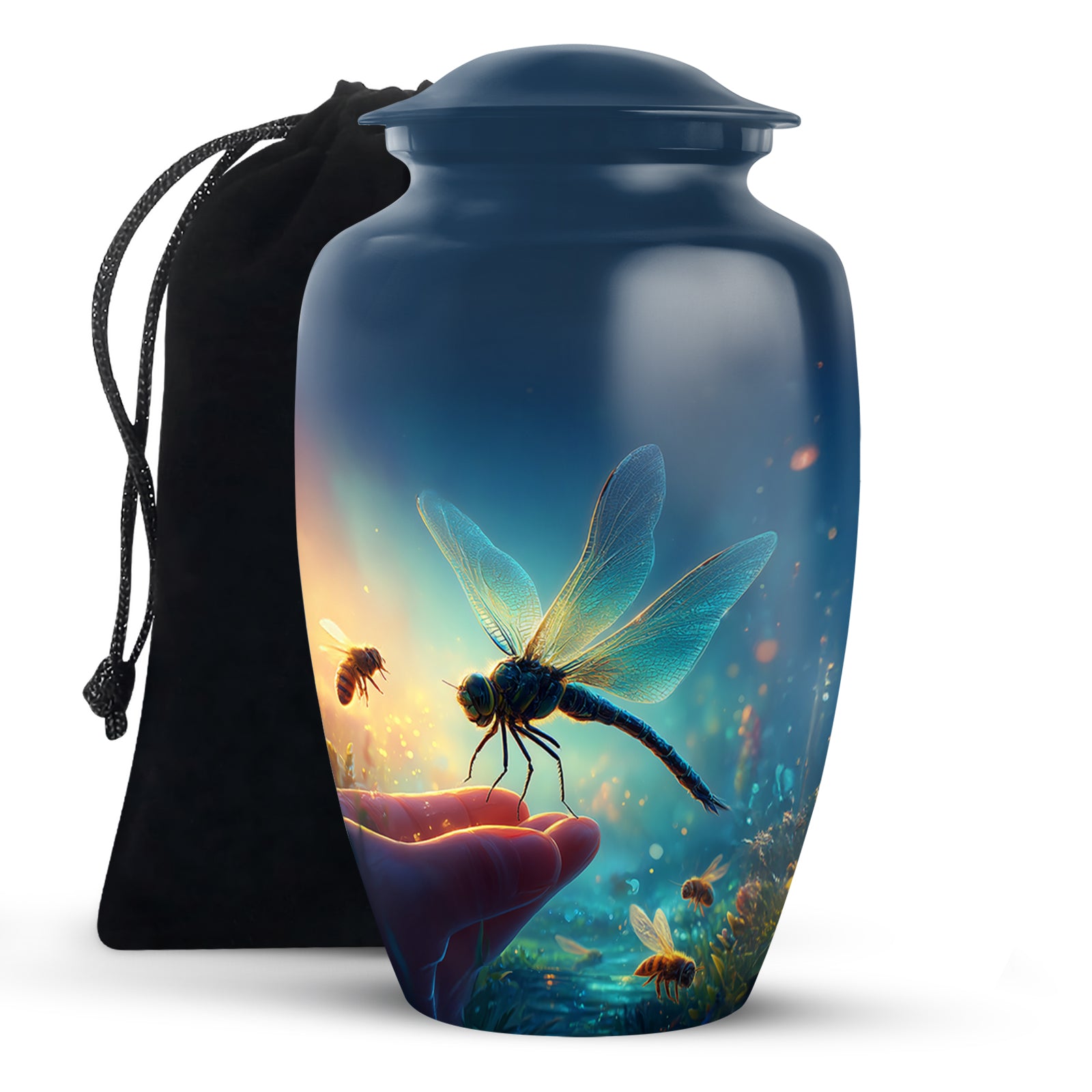 Dragonfly Funeral Urn - Bees Cremation Urn For Adult Ashes
