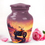 Personalized Elegant Bike Cremation Urns - Pink 10-inch, 200 cu in - Karyliz