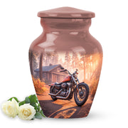 Regal Bike Memorial Cremation Urns - Red 10-inch, 200 cu in - Karyliz